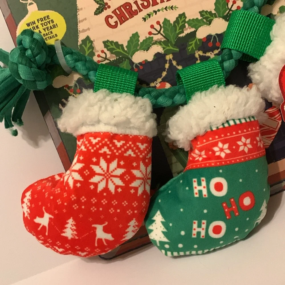 Bark The Night Before Christmutts Stocking Tuggers Toy